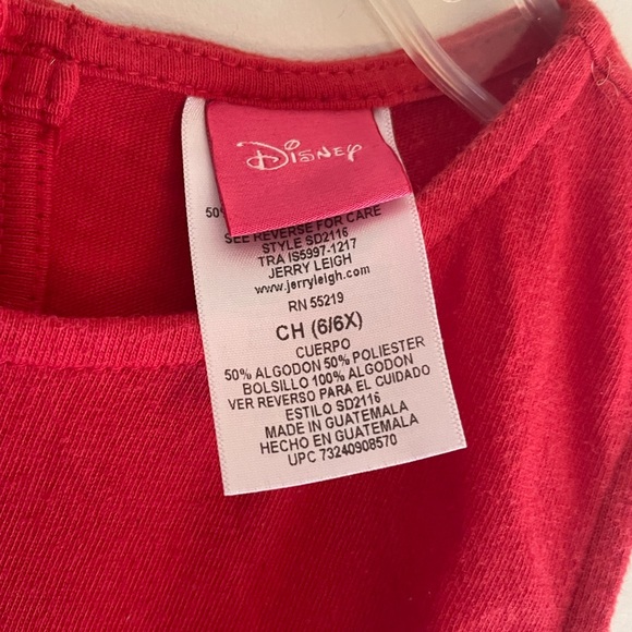 Disney - Minnie Mouse - Girls Tank Dress 6-6x with front Pocket - Picture 3 of 7